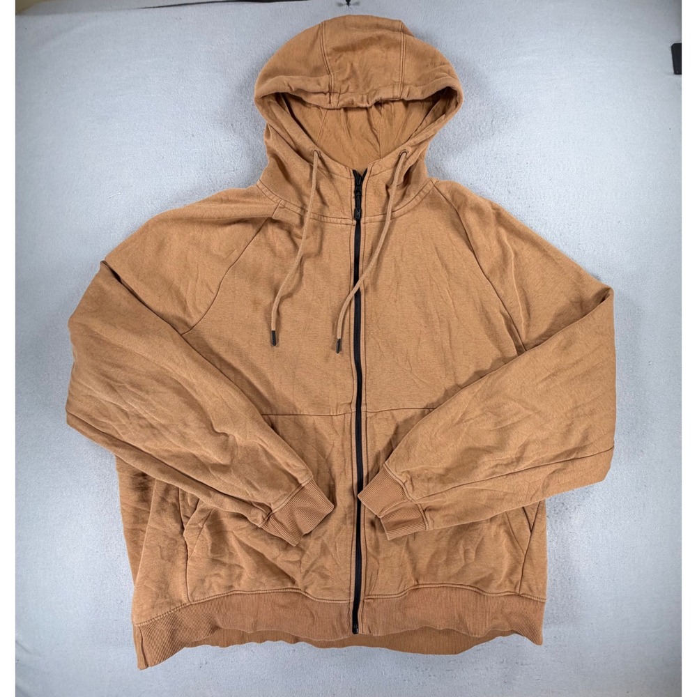 Jordan Craig Men's 4XL Tan Full Zip Fleece Hoodie Sweatshirt Legacy Edition